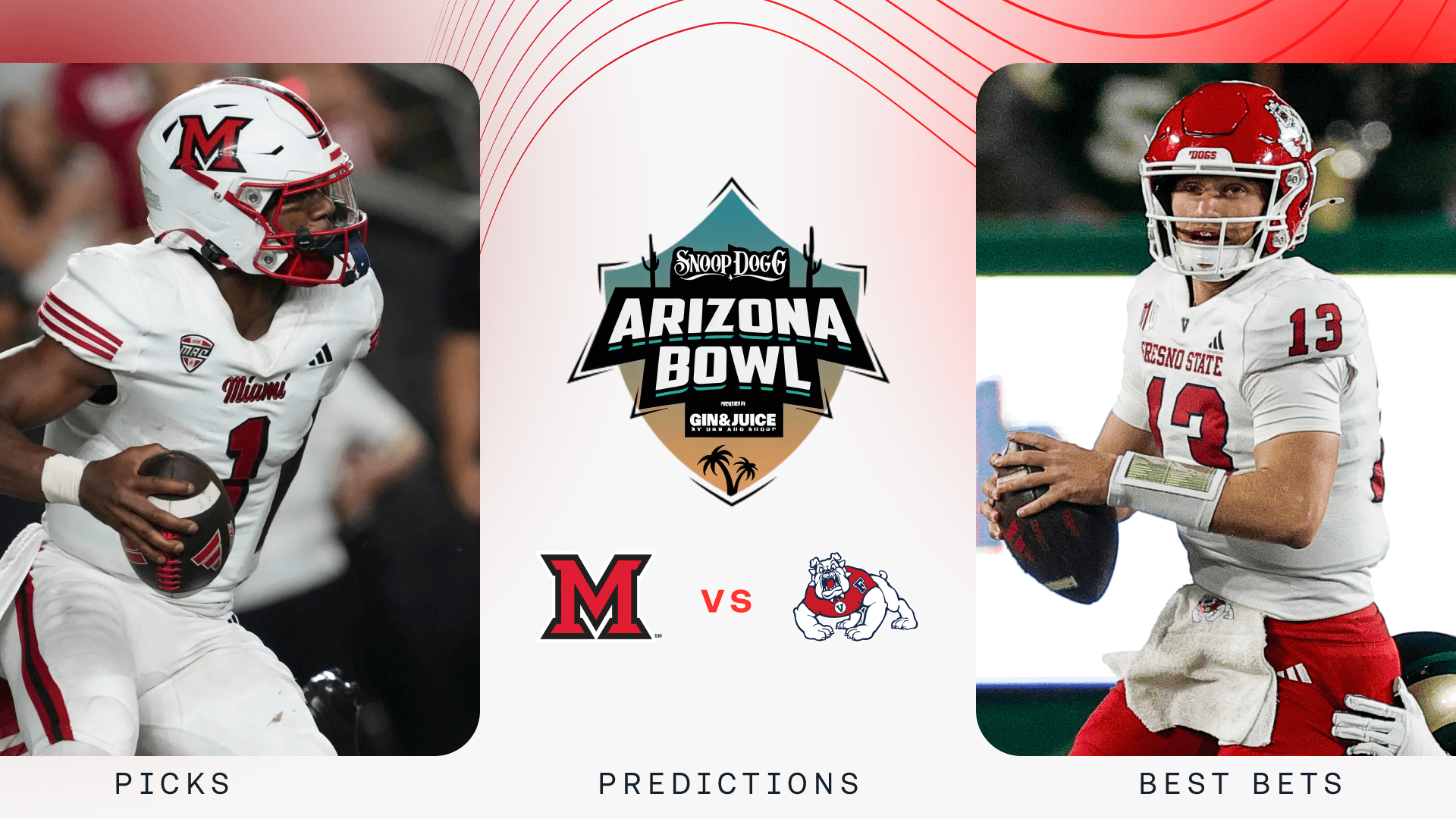 Miami (Ohio) RedHawks Fresno State Bulldogs NCAAF