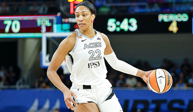 A'ja Wilson Las Vegas Aces WNBA