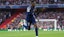 Paris Saint Germain's Ousmane Dembele celebrates scoring their side's first goal of the game.