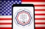 In this photo illustration, Commodity Futures Trading Commission (CFTC) logo is seen on a smartphone screen and the U.S. flag in the background. (Photo by Pavlo Gonchar / SOPA Images/Sipa USA)