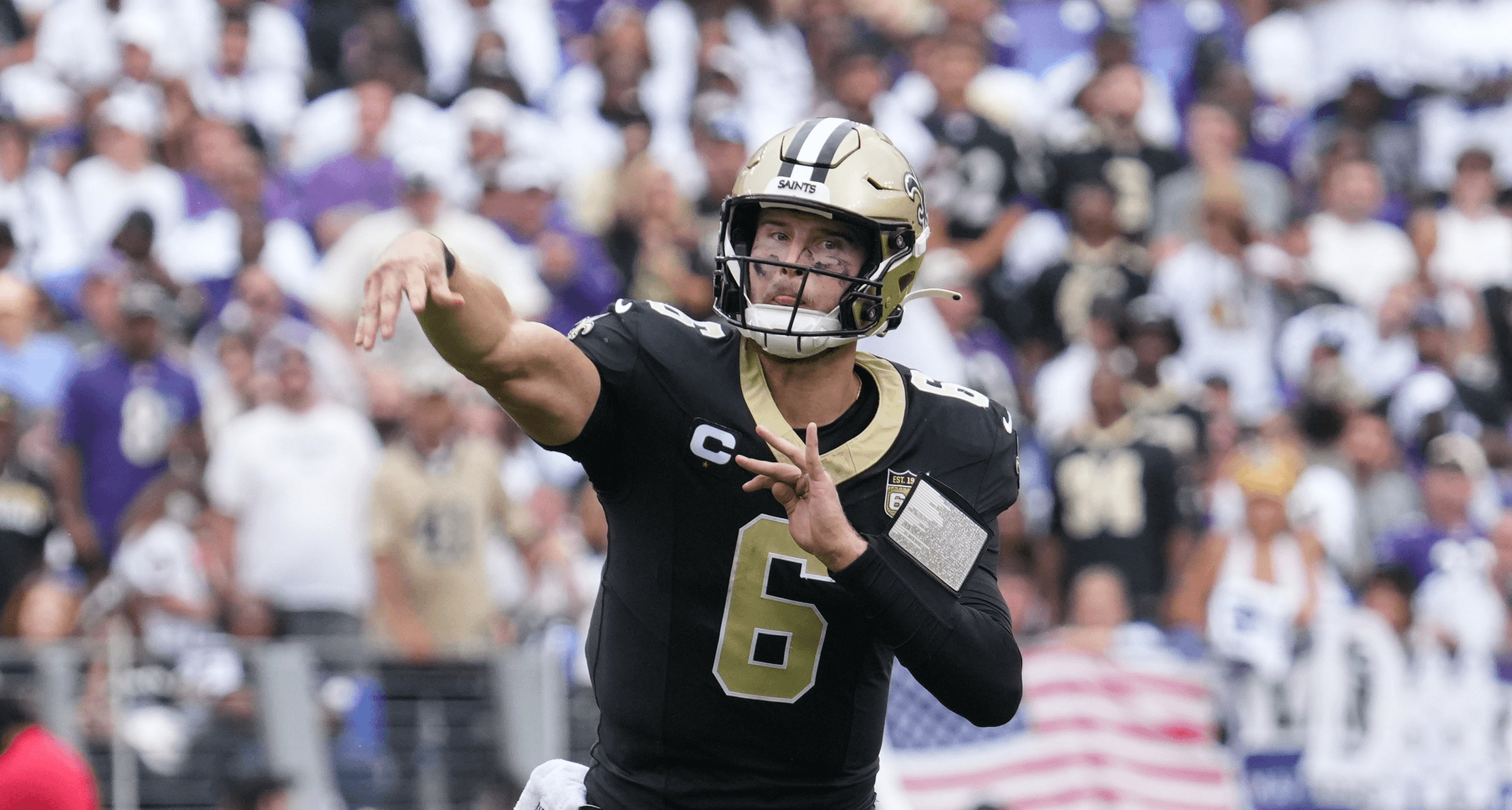 Tyler Shough of the New Orleans Saints NFL