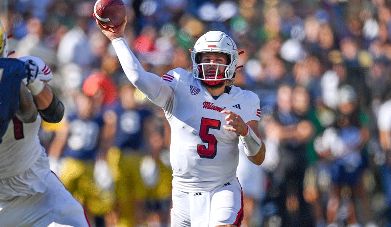 Brett Gabbert Miami (OH) RedHawks NCAA College Football