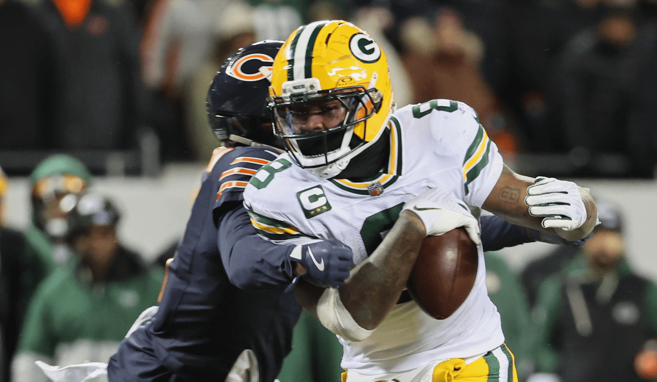 Josh Jacobs of the Green Bay Packers