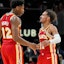 De' Andre Hunter Trae Young Atlanta Hawks NBA