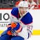 Edmonton Oilers center Connor McDavid (97) skates in the third period against the Detroit Red Wings at Little Caesars Arena.