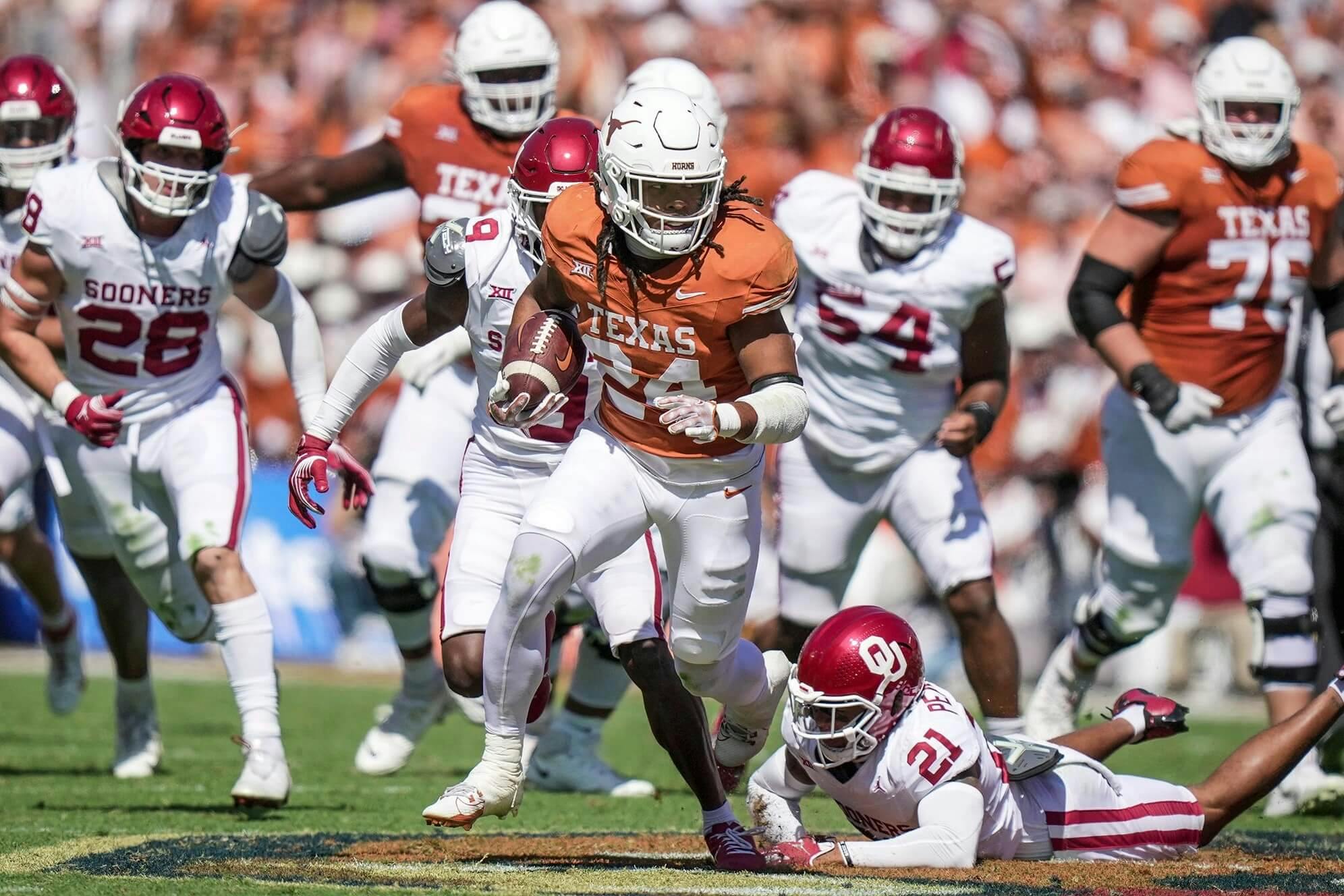 Jonathon Brooks Texas Longhorns NCAAF