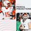 Nebraska Cornhuskers quarterback Dylan Raiola and Cincinnati Bearcats quarterback Brendan Sorsby.