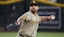 San Diego Padres pitcher Nestor Cortes (65) pitches against the Arizona Diamondbacks.