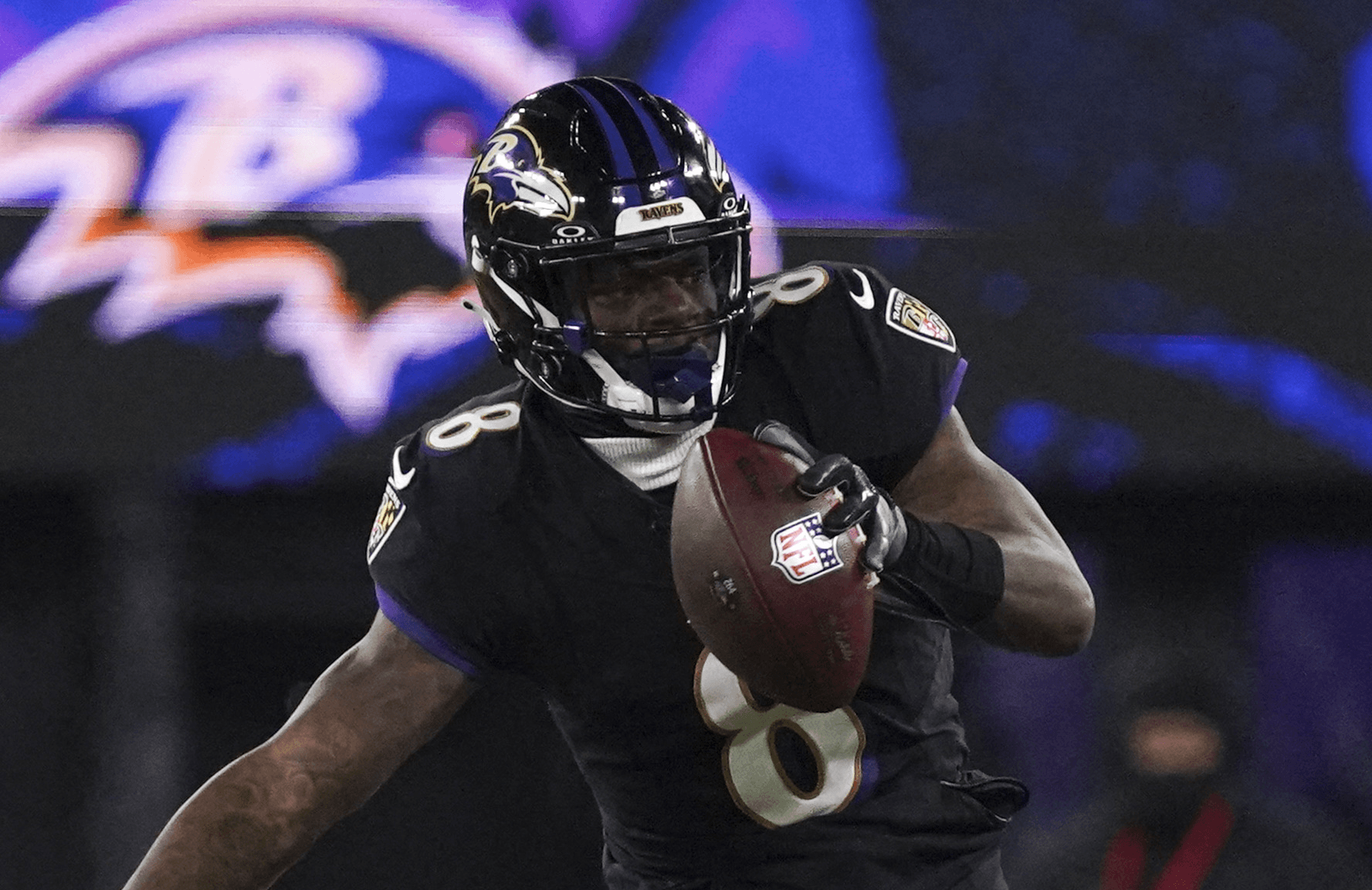 Lamar Jackson of the Baltimore Ravens NFL