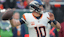 Denver Broncos quarterback Bo Nix (10) throws a pass against the New York Jets during an NFL International Series game at Tottenham Hotspur Stadium.