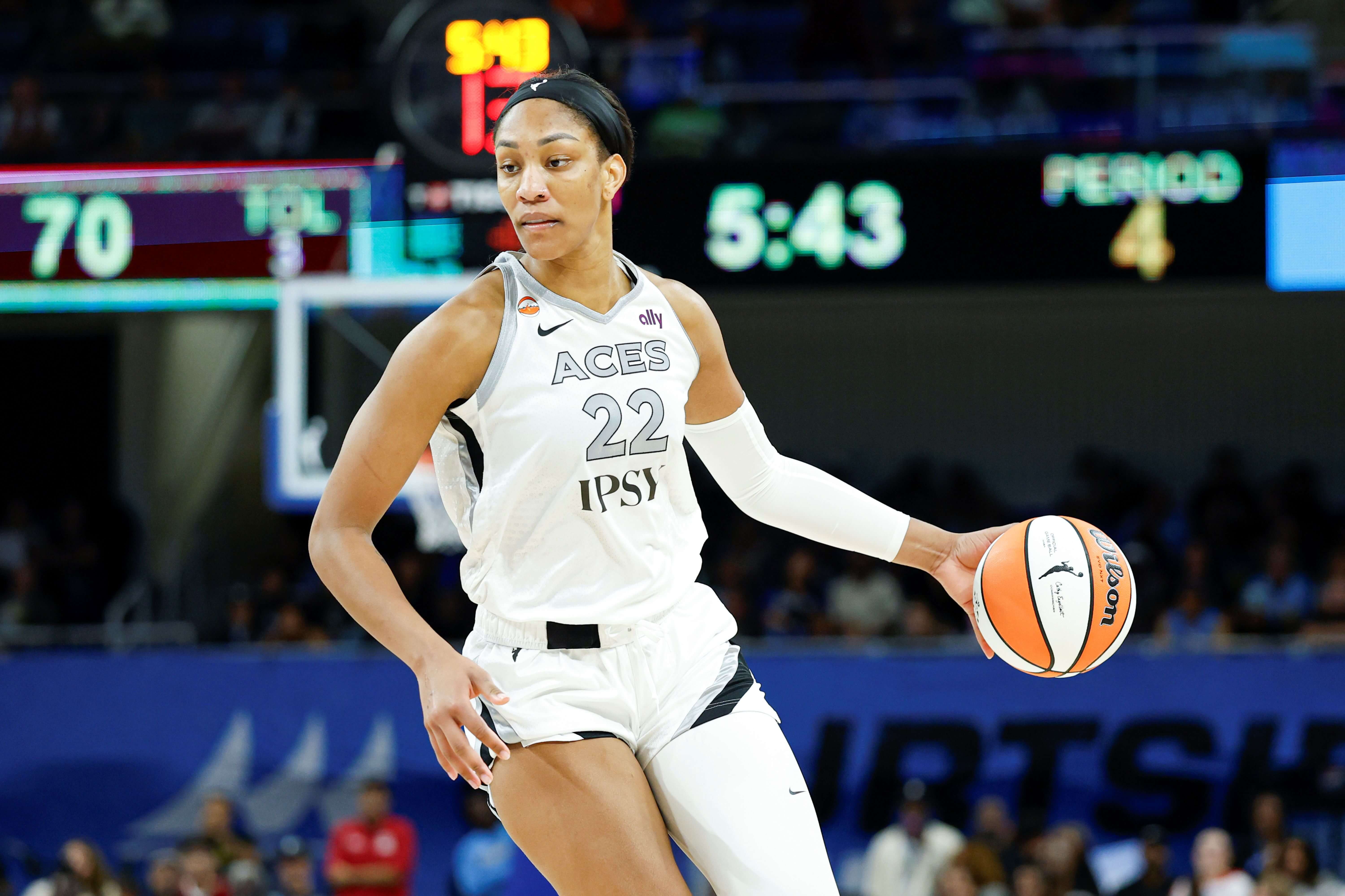 A'ja Wilson Las Vegas Aces WNBA