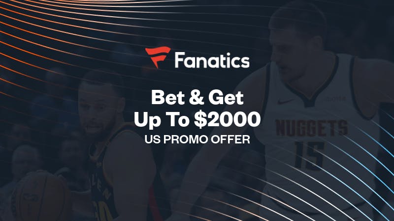 Get up to $2,000 FanCash with Fanatics Sportsbook promo code offer for Nuggets vs Warriors - no code needed to claim this welcome bonus.