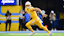 Los Angeles Chargers quarterback Justin Herbert (10) runs with the ball.