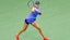 Amanda Anisimova of the United States in action.