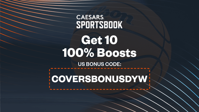 How To Bet - Caesars Sportsbook Promo Code 'COVERSBONUSDYW': Get 10 100% Boosts for the NCAA Tournament