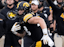 Iowa Hawkeyes tight end Zach Ortwerth (48) runs for extra yards 