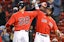 J.D. Martinez Xander Bogaerts Boston Red Sox MLB