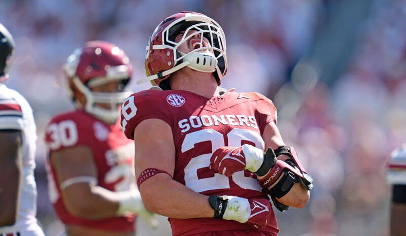 Danny Stutsman Oklahoma Sooners NCAAF