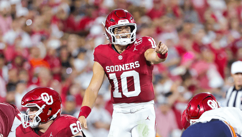 John Mateer Oklahoma Sooners SEC college football
