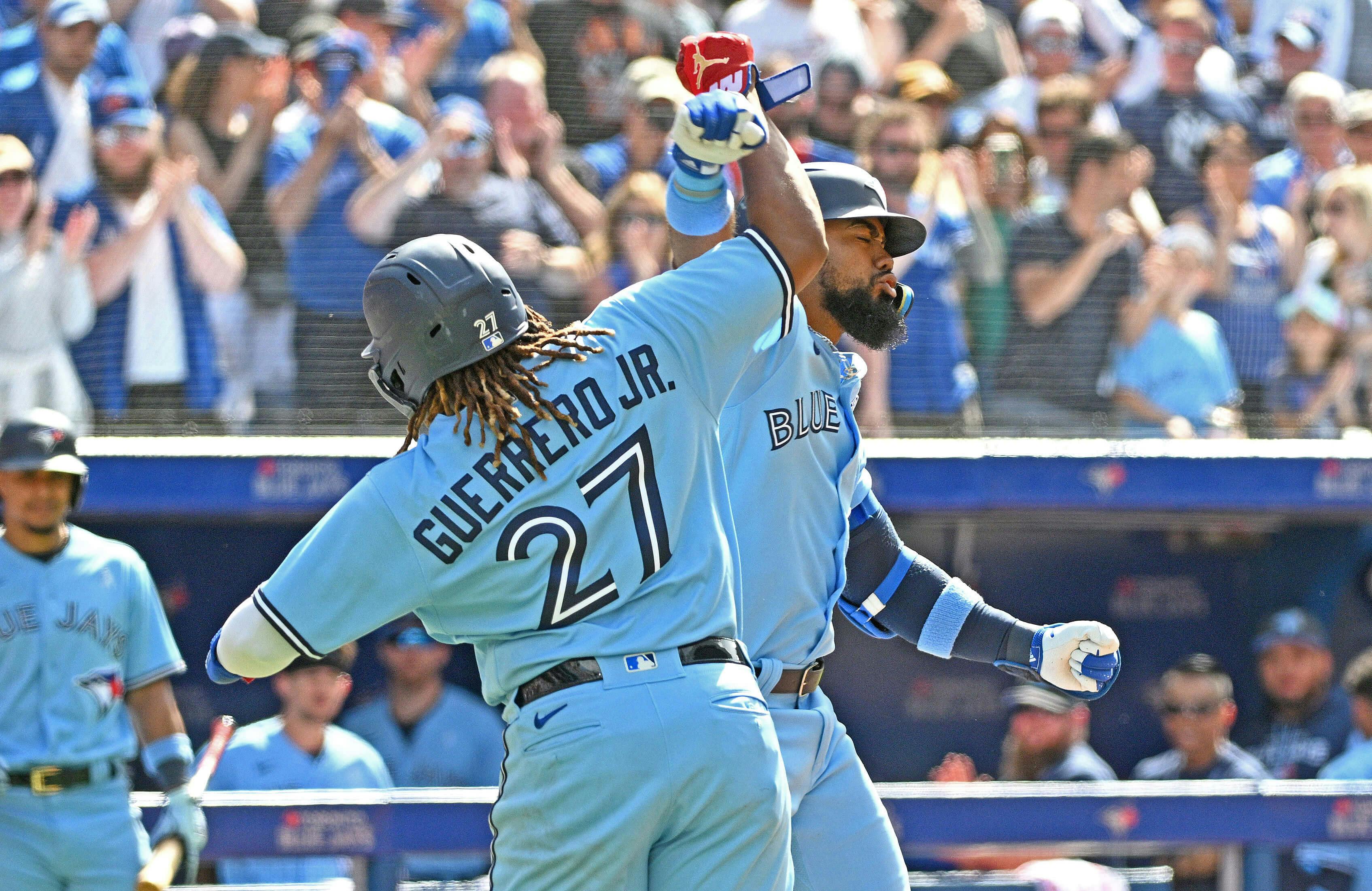 Vladimir Guerrero Jr. Teoscar Hernandez Toronto Blue Jays MLB