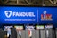 The FanDuel booth sits on Radio Row at the New Orleans Ernest N. Morial Convention Center in New Orleans, Louisiana on February 7, 2025. (Photo by Anthony Behar/Sipa USA)