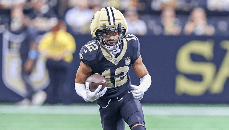 Chris Olave New Orleans Saints NFL odds Week 4