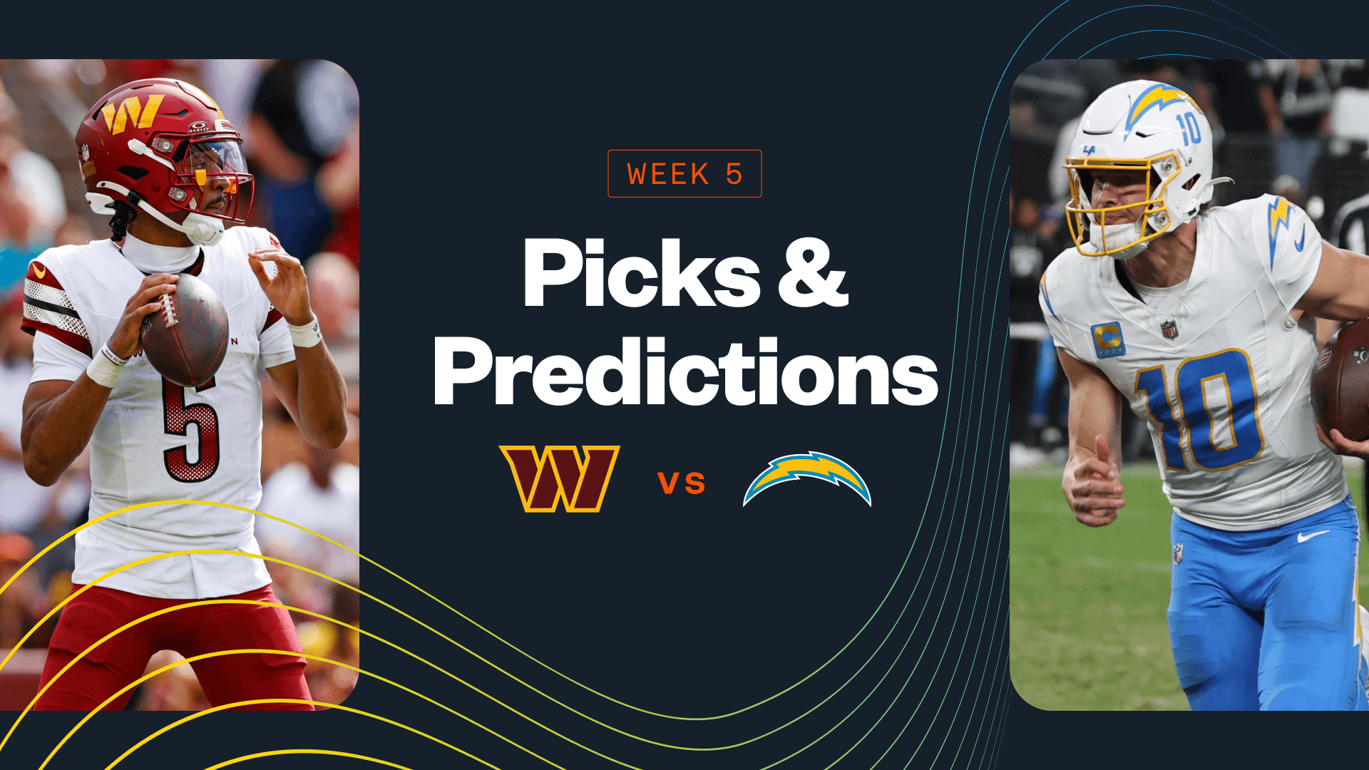 How To Bet - Commanders vs Chargers Predictions, Picks & Best Bets for NFL Week 5 Today