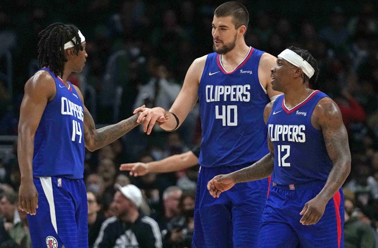 Terance Mann Ivica Zubac Eric Bledsoe LA Clippers NBA