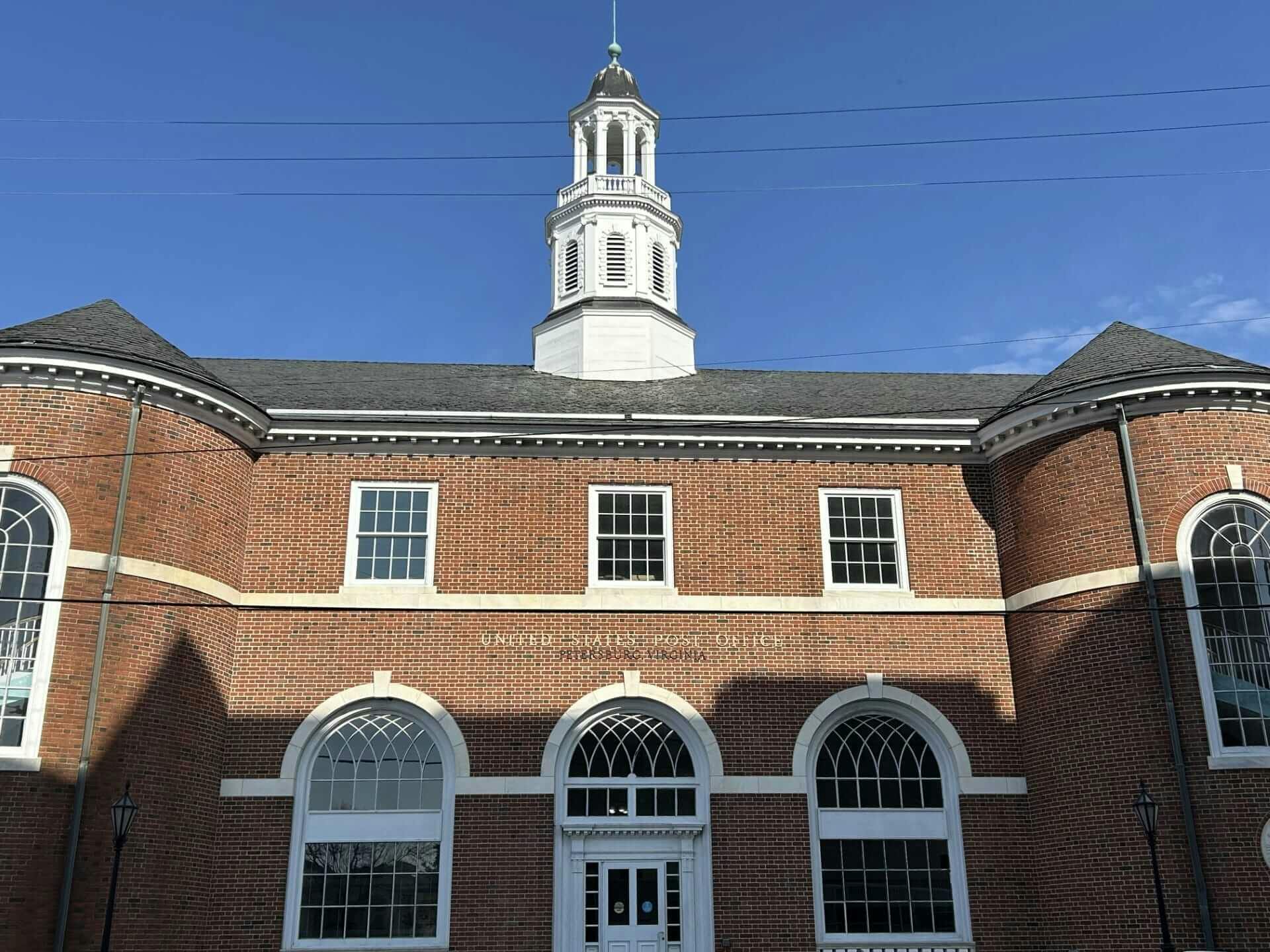 The downtown Petersburg post office is shown in this photo Monday, Feb. 26, 2024. 