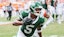 New York Jets wide receiver Garrett Wilson (5) runs with the ball.