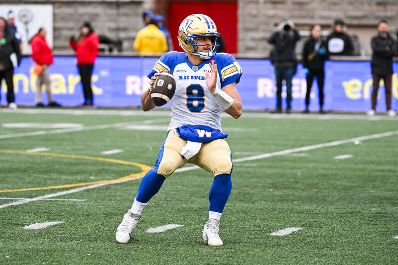 Zach Collaros Winnipeg Blue Bombers CFL