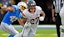 Denver Broncos running back J.K. Dobbins (27) carries the ball in the second half.