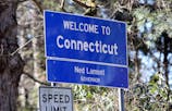 A sign welcoming motorists to Connecticut at the New York border in Pound Ridge. Tania Savayan/The Journal News / USA TODAY NETWORK
