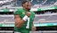  Philadelphia Eagles quarterback Jalen Hurts (1) runs off the field.