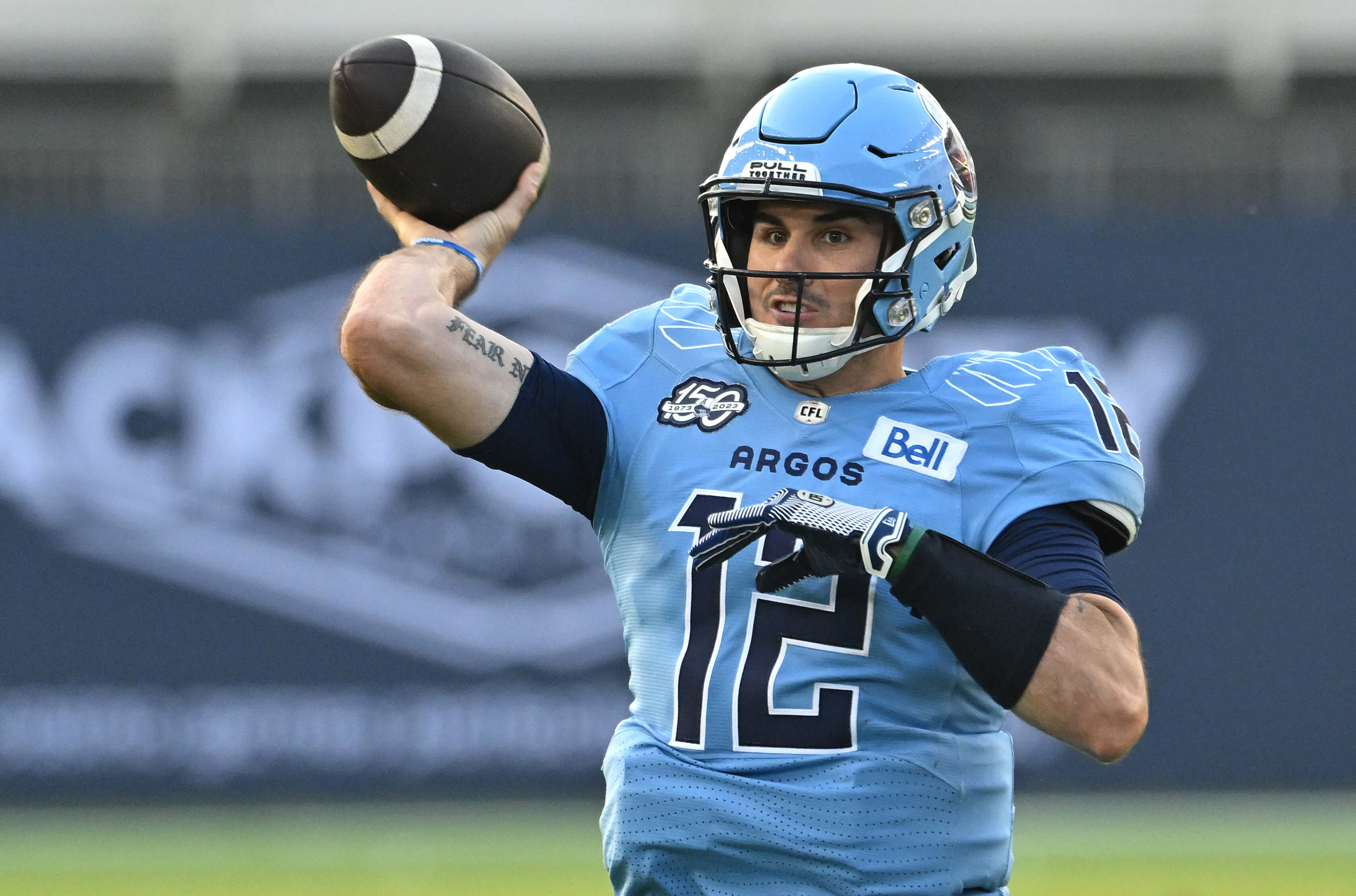 Chad Kelly of the Toronto Argonauts CFL