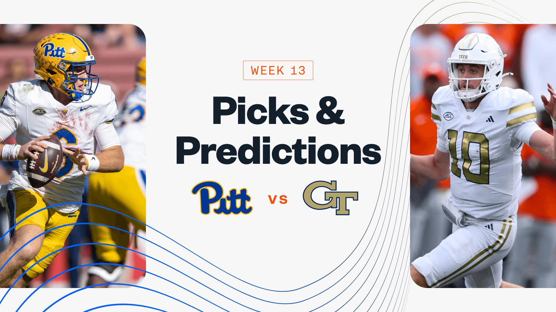 Pittsburgh vs Georgia Tech Prediction, Picks & Odds for Today — College Football Week 13