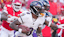 Baltimore Ravens quarterback Lamar Jackson (8) scrambles during the third quarter against the Kansas City Chiefs at GEHA Field at Arrowhead Stadium.