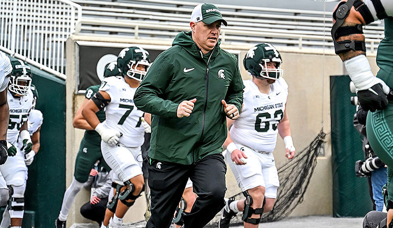 Pat Fitzgerald Michigan State Spartans NCAAF
