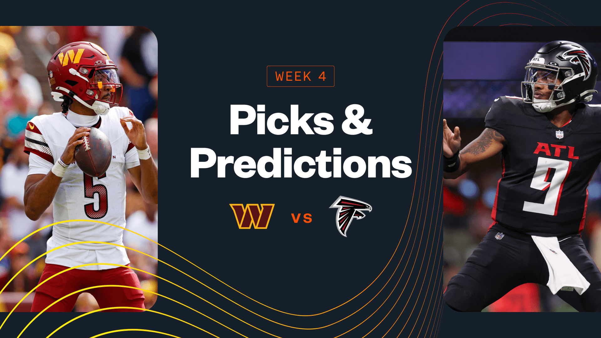 Commanders vs Falcons Predictions, Picks & Best Bets for NFL Week 4 Today