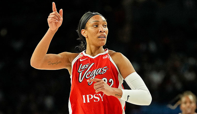 A'ja Wilson Las Vegas Aces WNBA