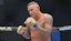 Dustin Poirier (blue gloves) during UFC 302 at Prudential Center.