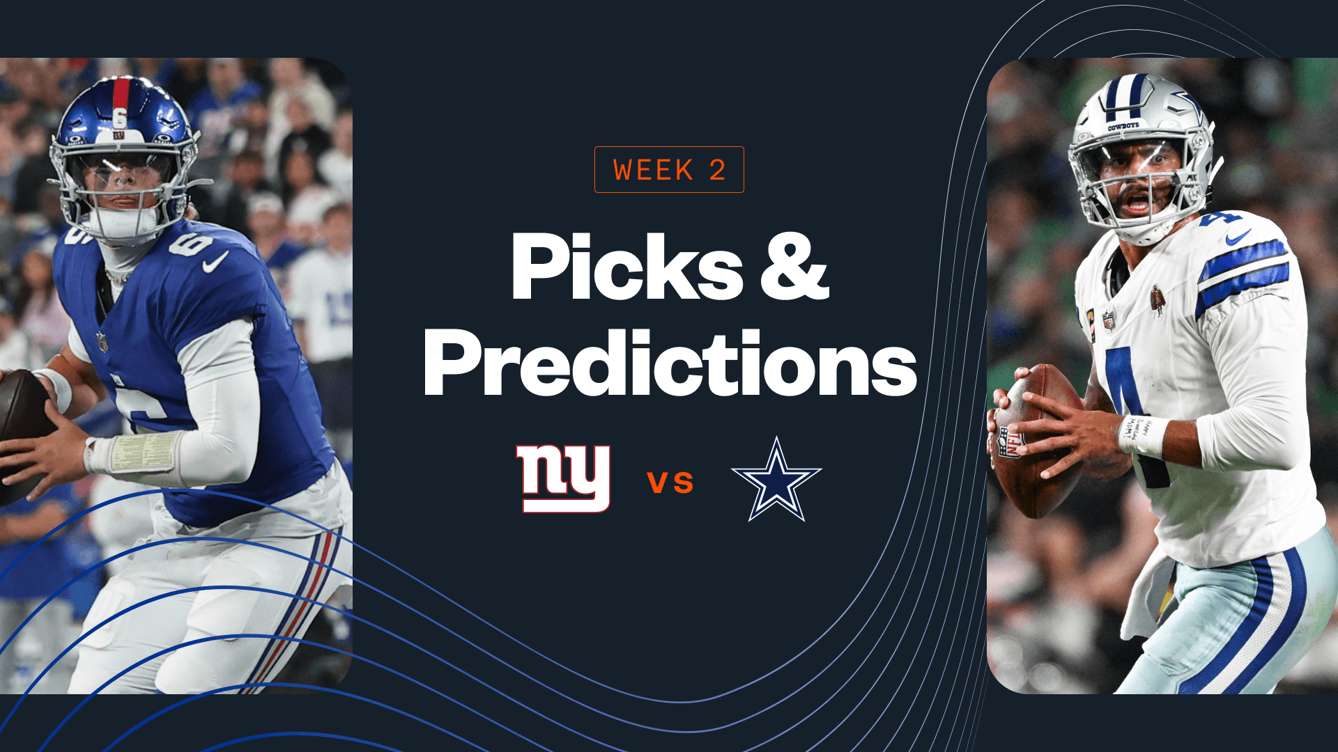 How To Bet - Giants vs Cowboys Predictions, Picks & Best Bets for NFL Week 2 Today