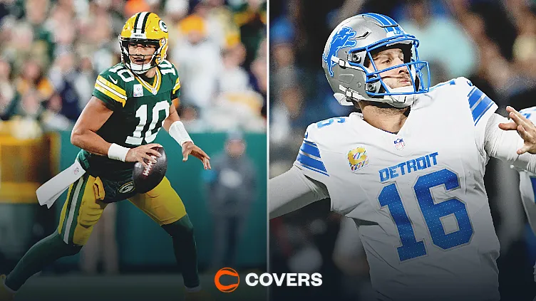 Packers vs Lions prediction. Jordan Love and Amon-Ra St. Brown.