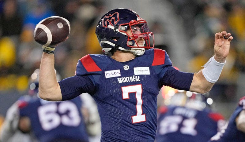 Cody Fajardo Montreal Alouettes CFL