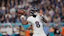 Baltimore Ravens quarterback Lamar Jackson (8) throws downfield during the second quarter against the Miami Dolphins.