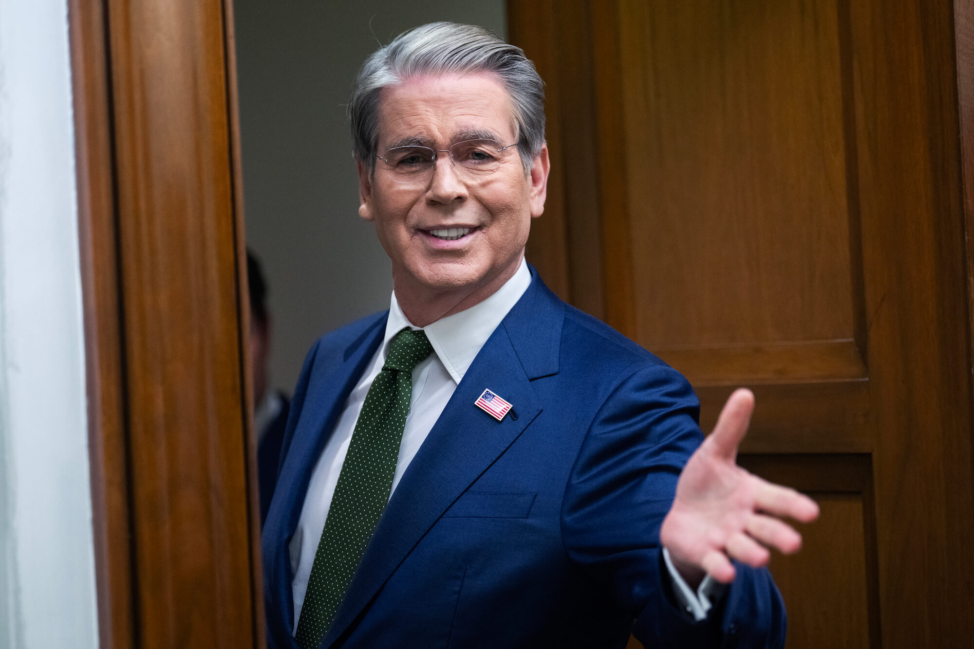 Treasury Secretary Scott Bessent arrives for the the Senate Appropriations Financial Services and General Government Subcommittee hearing titled "A Review of the President's FY2027 Budget Request for the Department of the Treasury,” 