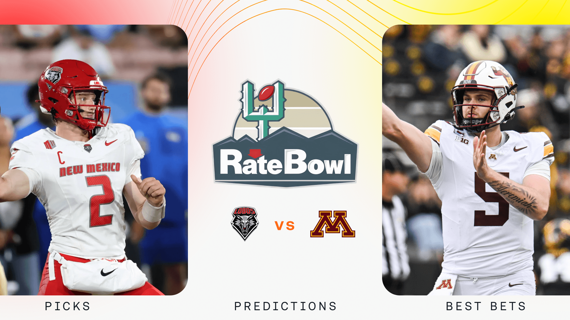 New Mexico vs Minnesota Prediction, Picks & Odds for Today — Rate Bowl