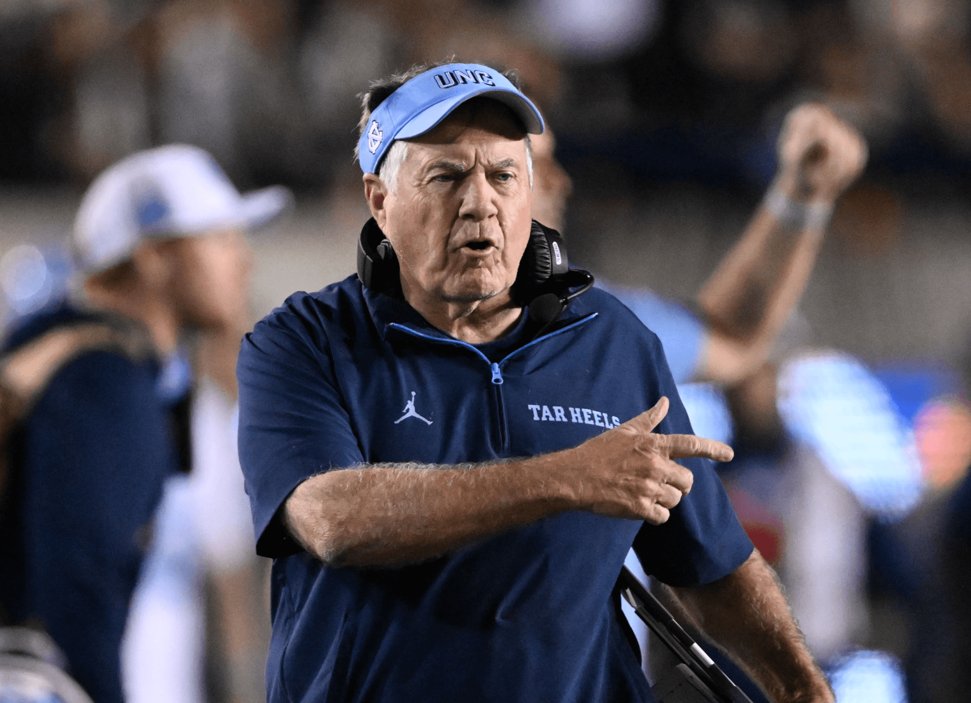 Bill Belichick of the North Carolina Tar Heels NCAAF