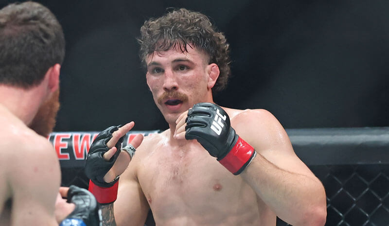 Quillan Salkilld during UFC 316.