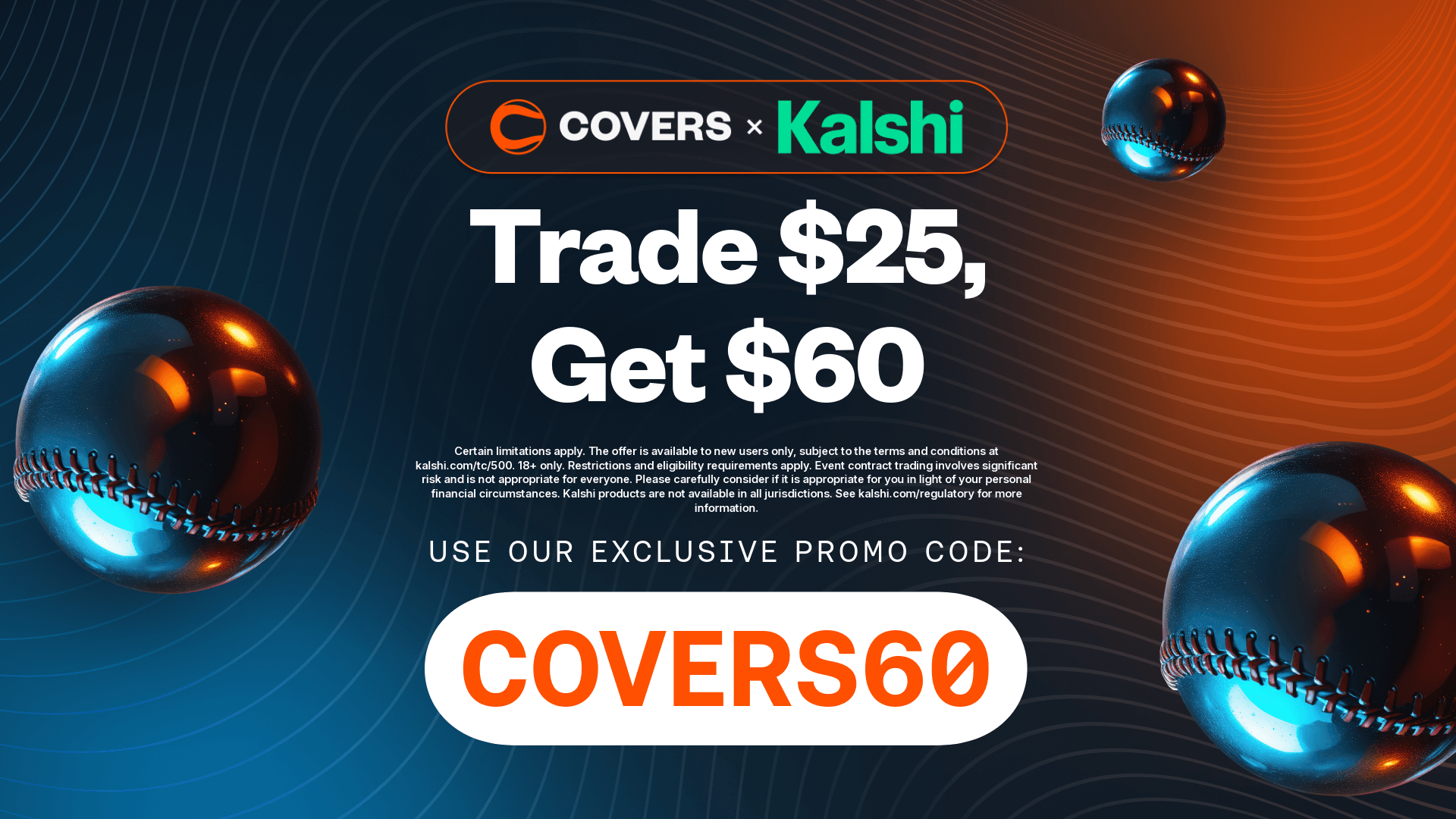 Covers - Use Kalshi promo code COVERS60.
